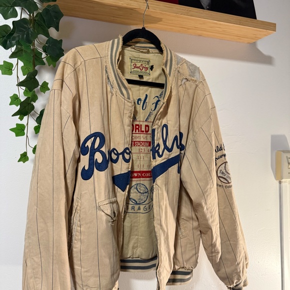 Vintage Brooklyn Dodgers 1955 World Series Varsity Jacket – Distressed - Picture 2 of 8
